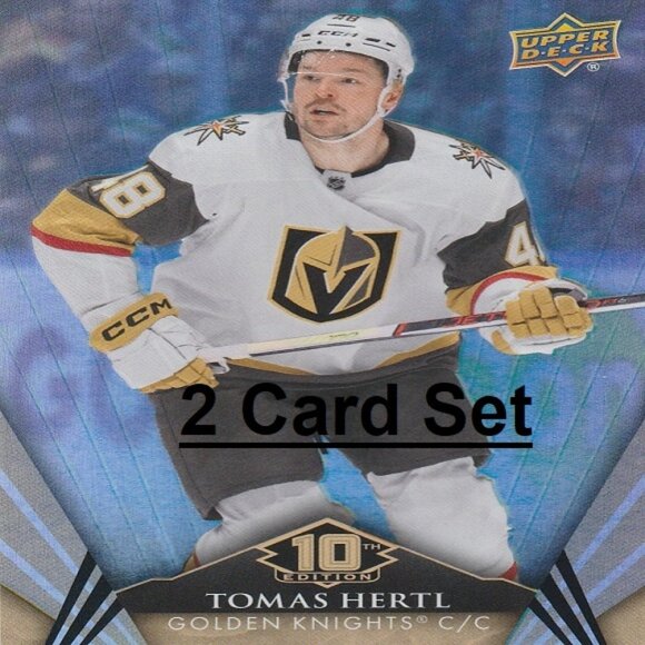 Tomas Hertl Vegas Golden Knights NHL Hockey Card Collection - Picture 1 of 3
